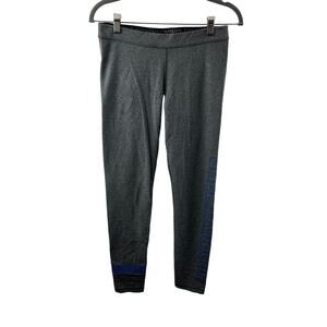 Under Armour Gray Yoga Leggings Elastic Waist Pull On Performance Size M Medium